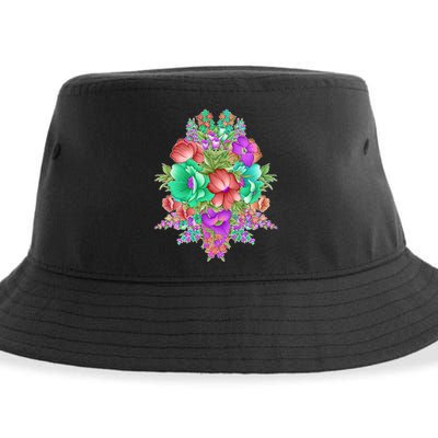 Spring Wild Flowers Bundle Bunch Sustainable Bucket Hat