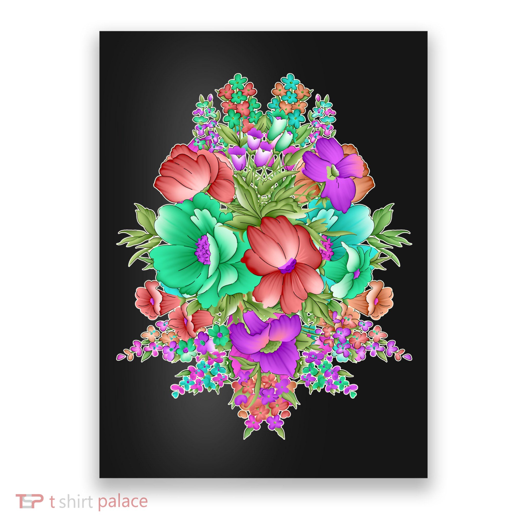 Spring Wild Flowers Bundle Bunch Poster