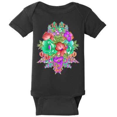 Spring Wild Flowers Bundle Bunch Baby Bodysuit