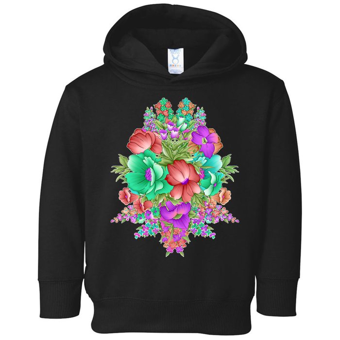 Spring Wild Flowers Bundle Bunch Toddler Hoodie