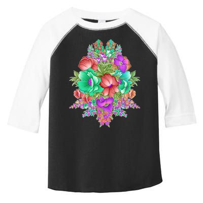 Spring Wild Flowers Bundle Bunch Toddler Fine Jersey T-Shirt