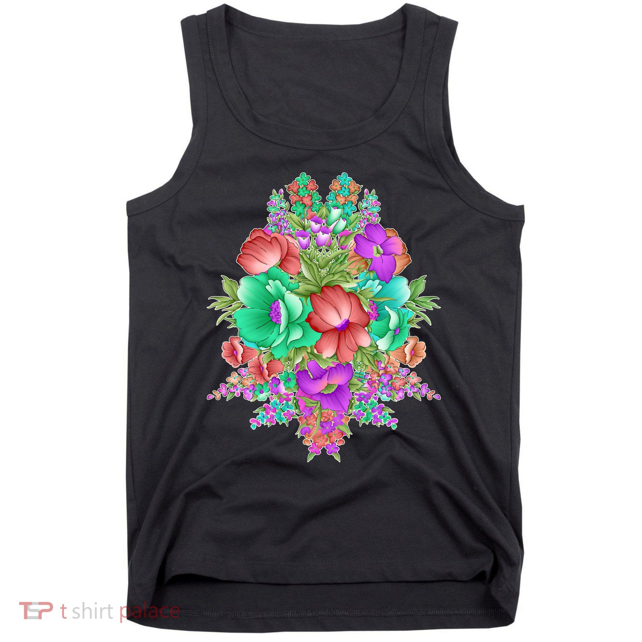 Spring Wild Flowers Bundle Bunch Tank Top