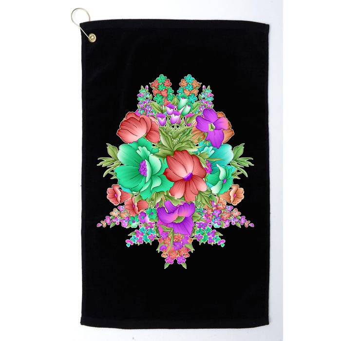 Spring Wild Flowers Bundle Bunch Golf Towel