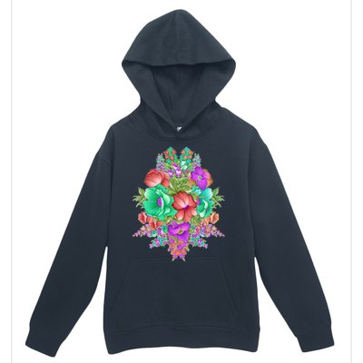 Spring Wild Flowers Bundle Bunch Urban Pullover Hoodie