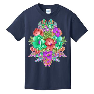 Spring Wild Flowers Bundle Bunch Kids T-Shirt