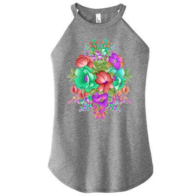 Spring Wild Flowers Bundle Bunch Women's Perfect Tri Rocker Tank