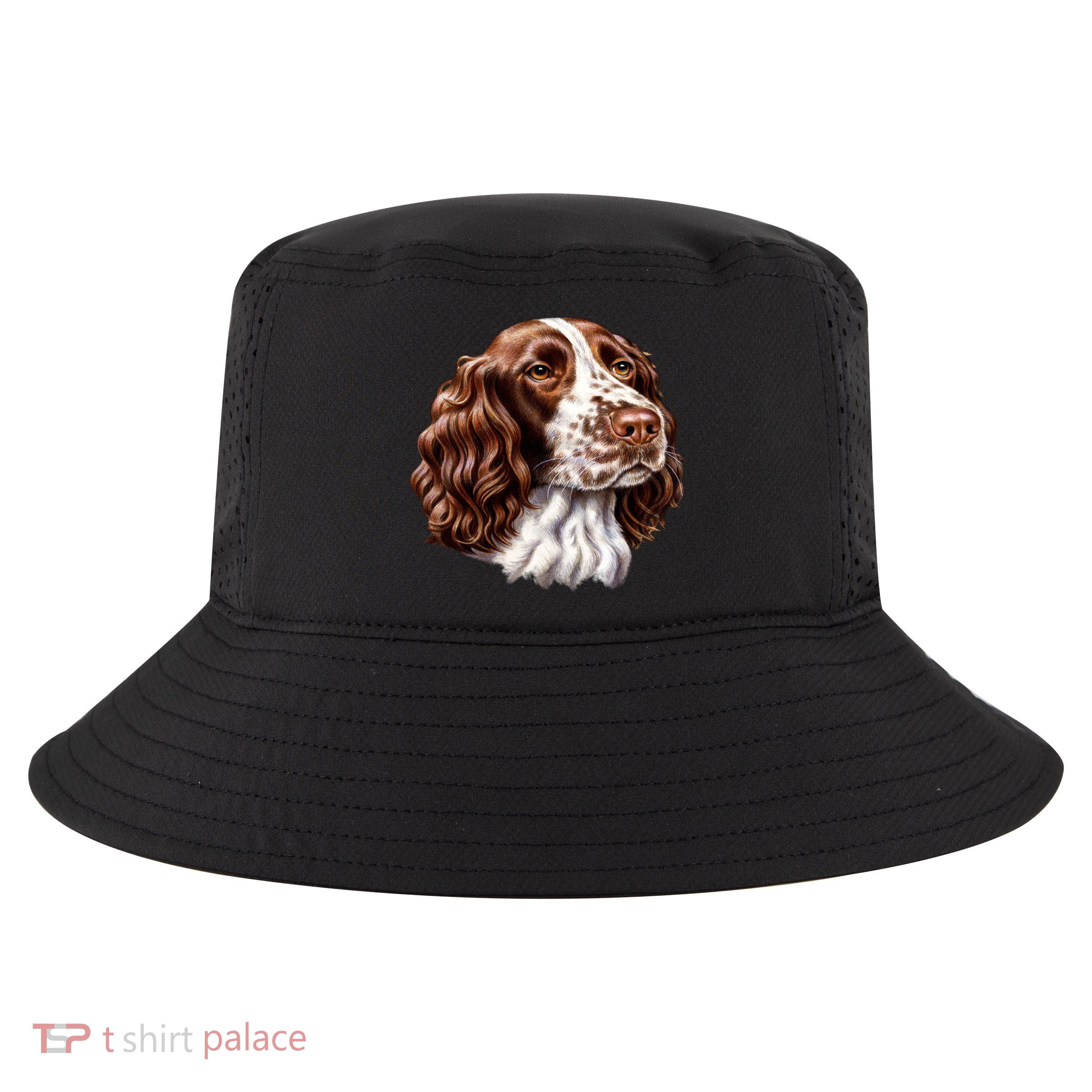 Springer Spaniel Dog Cool Comfort Performance Bucket Hat