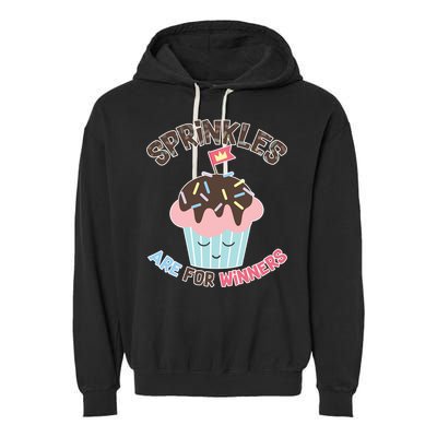 Sprinkles Are For Winners Garment-Dyed Fleece Hoodie