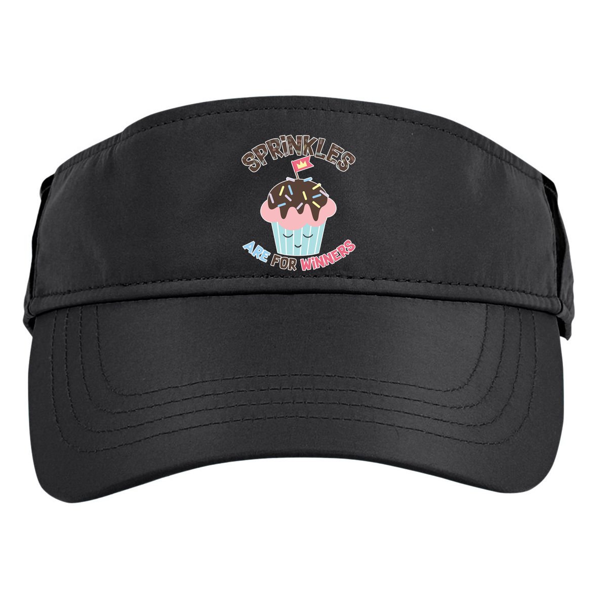 Sprinkles Are For Winners Adult Drive Performance Visor
