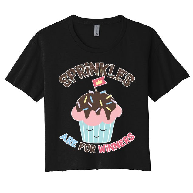 Sprinkles Are For Winners Crop Top