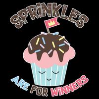 Sprinkles Are For Winners Cropped Pullover Crew