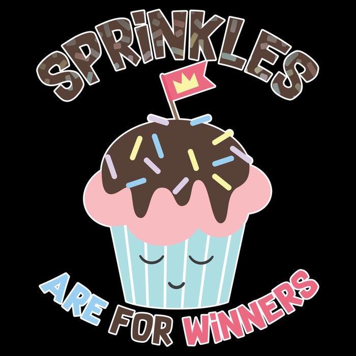 Sprinkles Are For Winners Cropped Pullover Crew