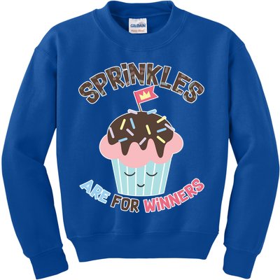 Sprinkles Are For Winners Kids Sweatshirt