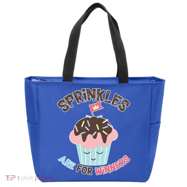 Sprinkles Are For Winners Zip Tote Bag