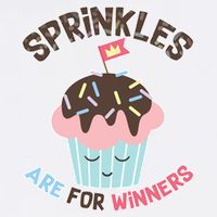 Sprinkles Are For Winners Garment-Dyed Sweatshirt