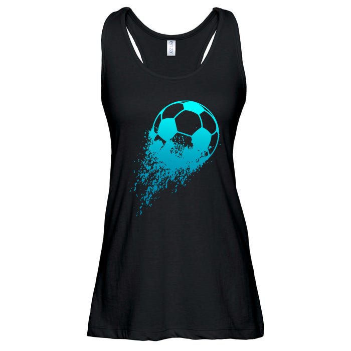 Soccer Player Sports Vintage Soccer Gift Ladies Essential Flowy Tank