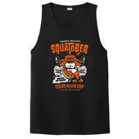 Sorinex Presents Squatober Squats Never Stop Funny Design Gift PosiCharge Competitor Tank