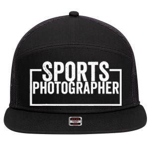 Sports Photographer 7 Panel Mesh Trucker Snapback Hat