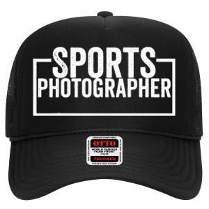 Sports Photographer High Crown Mesh Back Trucker Hat