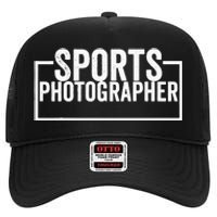 Sports Photographer High Crown Mesh Back Trucker Hat