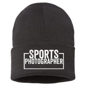 Sports Photographer Sustainable Knit Beanie