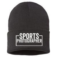 Sports Photographer Sustainable Knit Beanie