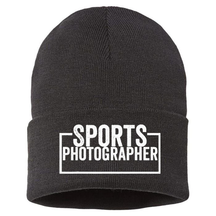 Sports Photographer Sustainable Knit Beanie