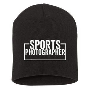 Sports Photographer Short Acrylic Beanie