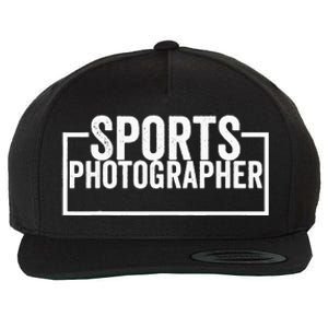 Sports Photographer Wool Snapback Cap