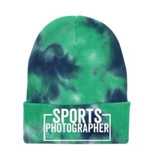 Sports Photographer Tie Dye 12in Knit Beanie