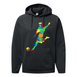 Soccer Player Performance Fleece Hoodie