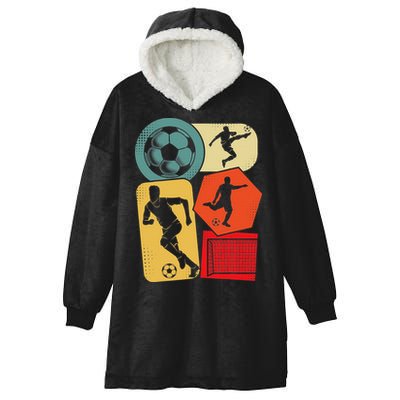 Soccer Player Hooded Wearable Blanket