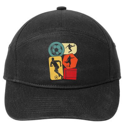 Soccer Player 7-Panel Snapback Hat