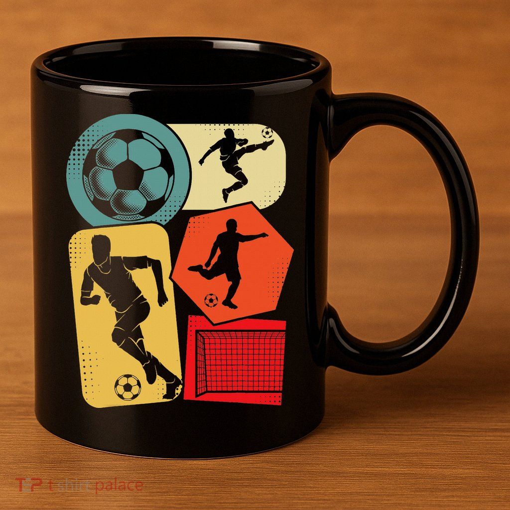 Soccer Player 11oz C Handle Ceramic Mug