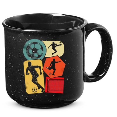 Soccer Player 15oz Campfire Ceramic Mug