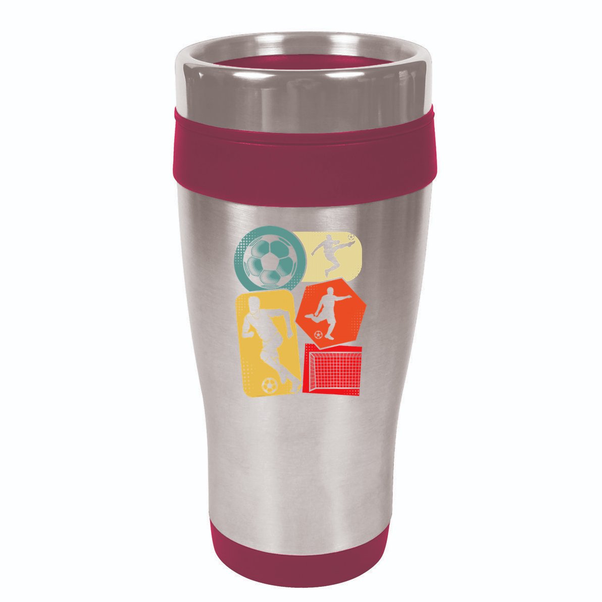Soccer Player 16oz Travel Tumbler