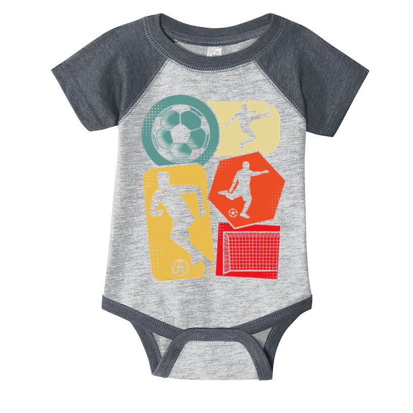 Soccer Player Infant Baby Jersey Bodysuit