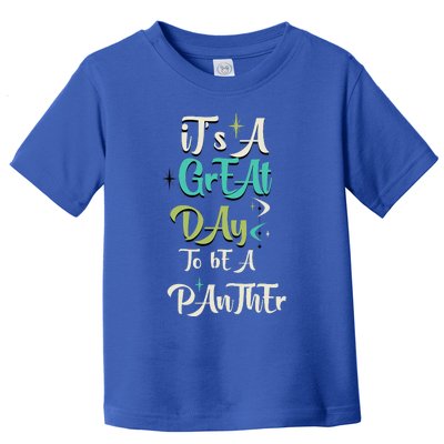 Spiritual Panther School Animal Mascot Costume Toddler T-Shirt