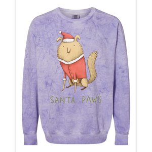 Santa Paws Colorblast Crewneck Sweatshirt