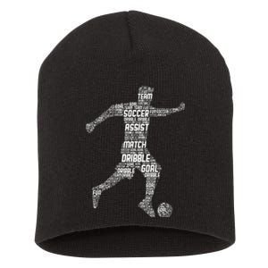 Soccer Player Short Acrylic Beanie