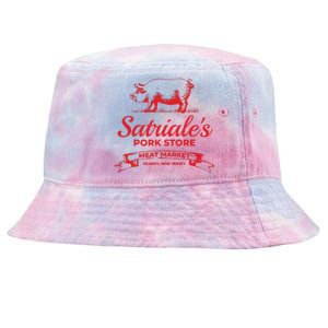 Satriales Pork Store Kearny New Jersey Tie-Dyed Bucket Hat