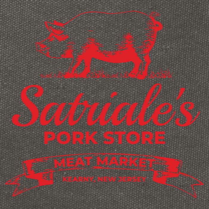 Satriales Pork Store Kearny New Jersey Cotton Canvas Backpack