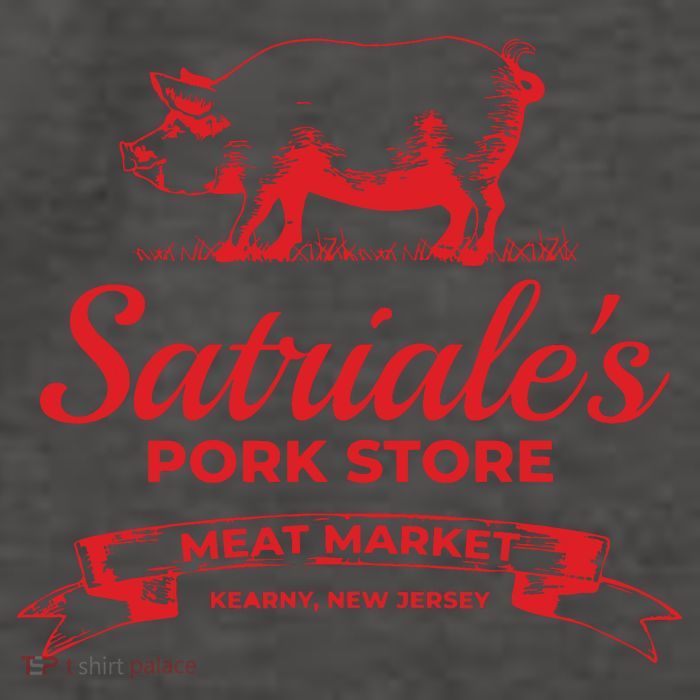 Satriales Pork Store Kearny New Jersey Vector Backpack