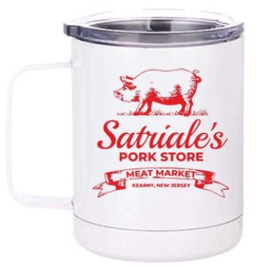 Satriales Pork Store Kearny New Jersey 12 oz Stainless Steel Tumbler Cup