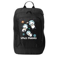 Space Pandas Shirts Funny Astronaut Planet Travel Tee City Backpack