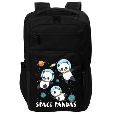 Space Pandas Shirts Funny Astronaut Planet Travel Tee Impact Tech Backpack