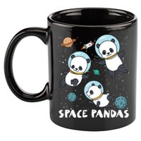 Space Pandas Shirts Funny Astronaut Planet Travel Tee 11oz C Handle Ceramic Mug