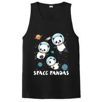 Space Pandas Shirts Funny Astronaut Planet Travel Tee PosiCharge Competitor Tank