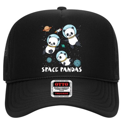 Space Pandas Shirts Funny Astronaut Planet Travel Tee Trucker Hat