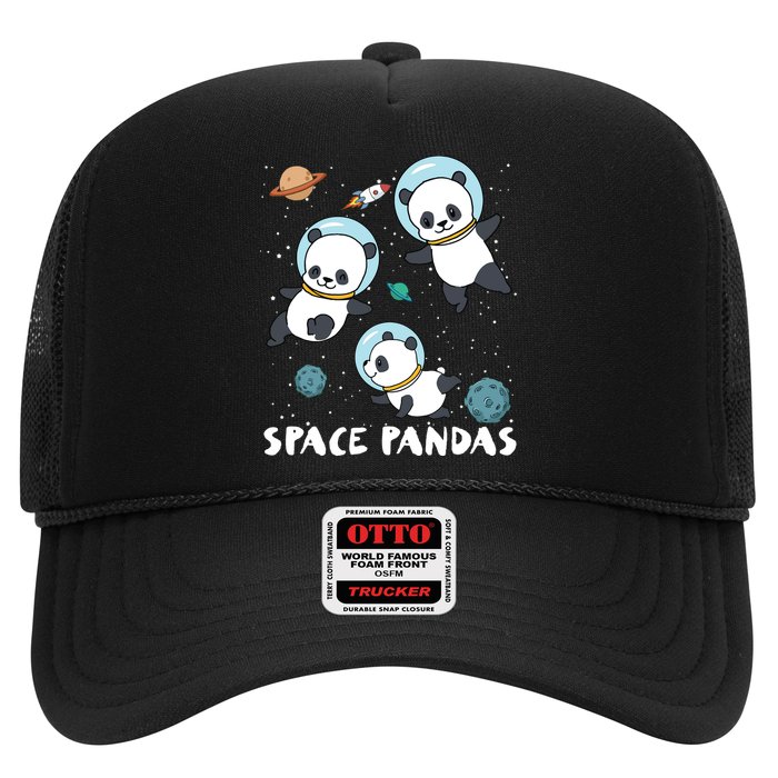Space Pandas Shirts Funny Astronaut Planet Travel Tee Trucker Hat